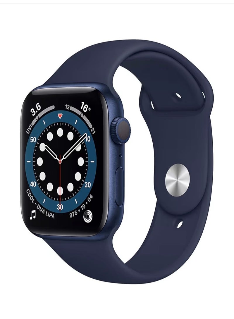 Watch Silicone Watch Band Compatible with Apple Watch 38mm 40mm 41mm – Soft Sport Replacement Strap for Apple Watch Series SE, Series 9/8/7/6/5/4 – Navy Blue - Image 1